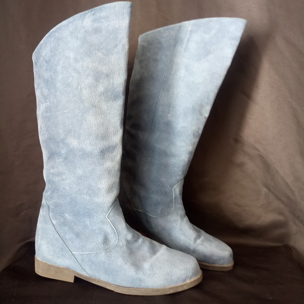 Jack Spratt Blue Suede Boots